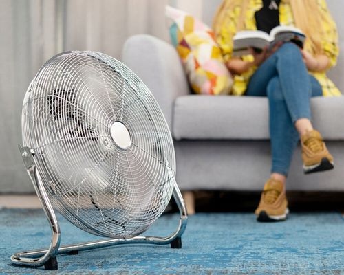 WIATRAK WENTYLATOR STOJĄCY PODŁOGOWY CICHY 18″ PRZEMYSŁOWY 120W B. MOCNY na Arena.pl