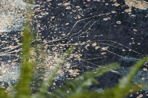 RUG/LU/ARLEN/LEAVES3/BLACK+TURQUISE/120x170 na Arena.pl