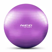 piłka gimnastyczna dmuchana 65cm Neo Sport fioletowy