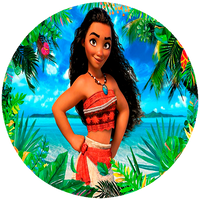 Opłatek na tort Vaiana