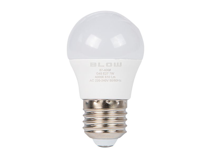 Żarówka LED E27 G45 ECO 7W b.neutralna zdjęcie 1