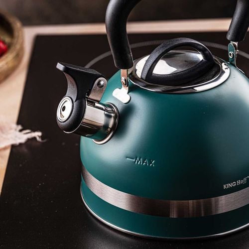 czajnik 1,8l z gwizdkiem kinghoff kh-1855 zielony na Arena.pl