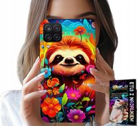 ETUI DO SAMSUNG GALAXY A22 5G - KOLOROWE WZORY KOALA ZWIERZĘTA + SZKŁO