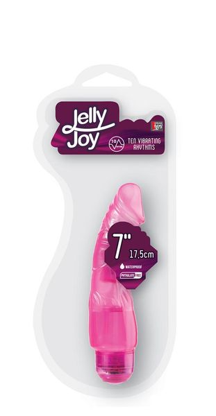JELLY JOY Wibrator penis 17,5 cm zdjęcie 1