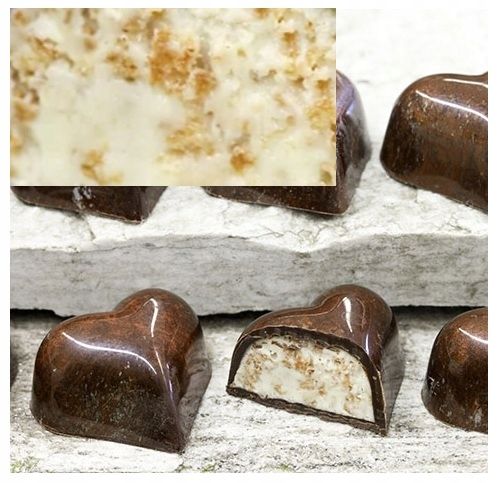 PRALINA masa chrupiąca pralinowa BIAŁA CZEKOLADA chrupka do tortu 300g na Arena.pl