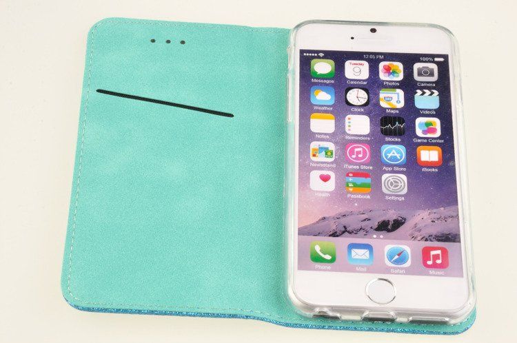 Etui Smart Brokat do APPLE iPhone 6 / 6S niebieski zdjęcie 5