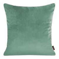 Poszewka dwustronna VELVET LEN 45X45 turkusowa naturalna