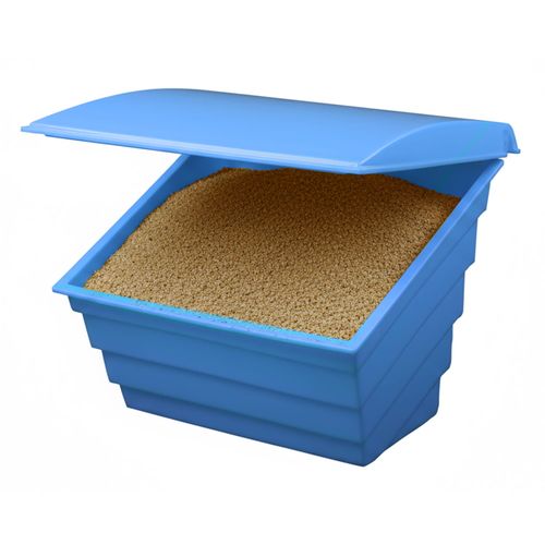 Pojemnik zbiornik skrzynia na piasek sól sorbent 180 L 250 kg zielony na Arena.pl