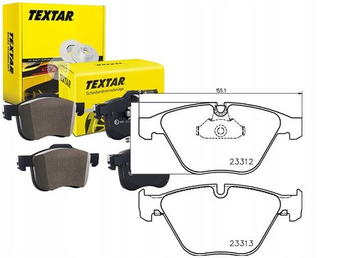 TEXTAR KLOCKI HAMULCOWE PRZÓD BMW 7 E65 E66 E67 na Arena.pl