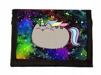 Portfel na Rzep GALAKTYKA z KOTKIEM PUSZIN Materiałowy młodzież Dziecięcy