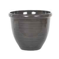 Doniczka ⌀ 49 cm brązowa TESALIA