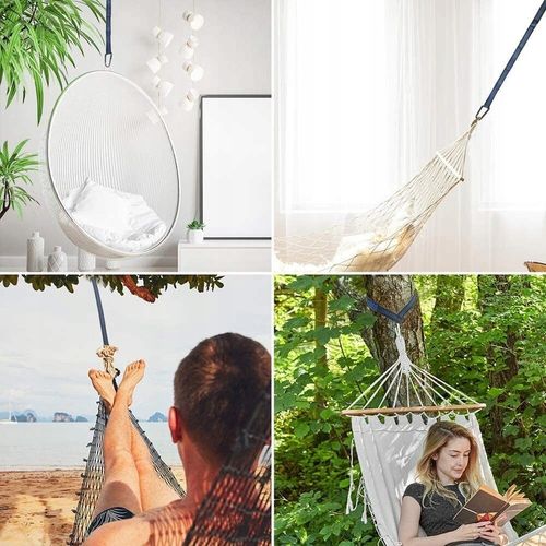 ZESTAW DO MOCOWANIA HAMAKA, SYSTEM ZAWIESZENIA, PASKÓW DO HAMAKA NA DRZEWIE na Arena.pl