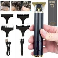 TR13 TRYMER DO STRZYŻENIA BRODY WŁOSÓW 3 NASADKI GRZEBIENIOWE GOLARKA LCD