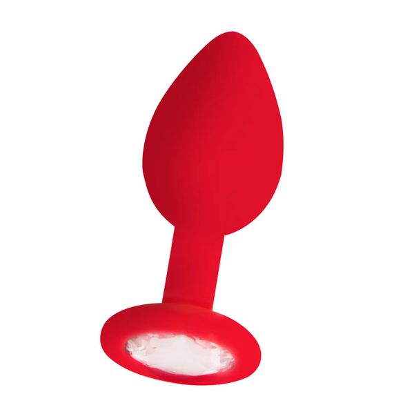 Diamond Butt Plug - Regular Red zdjęcie 1