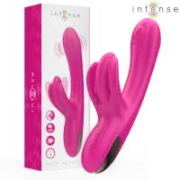 intense britney rożowy multifunkcyjny wibrator kroliczek 23 cm, 3 silniki