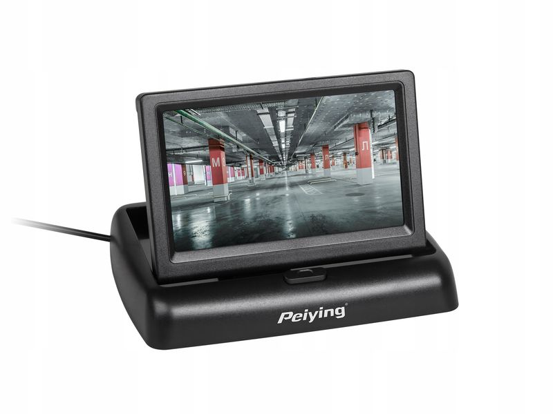 Monitor samochodowy 4,3" do kamery cofania Peiying zdjęcie 1