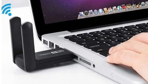 ADAPTER WI-FI KARTA SIECIOWA USB 3.0 1300Mbps ANTENA ZEWNĘTRZNA WIFI na Arena.pl