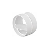 ŁĄCZNIK KANAŁU OKRĄGŁEGO Z ZAWOREM ZWROTNYM 125MM - RX 02-475