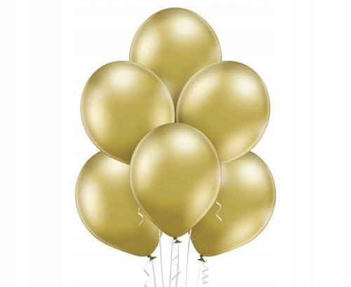 Balony 30cm Chromowane złote na Arena.pl