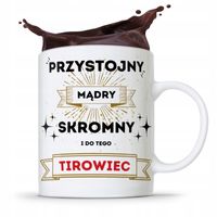 Dla Tirowca Kierowcy Kubek Przystojny Srkomny Z Nadrukiem Ze Zdjęciem