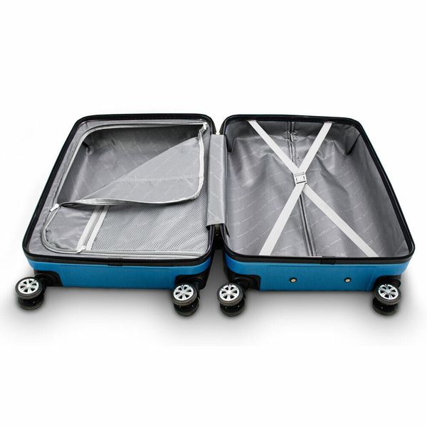 17073 KOMPLET WALIZEK PODRTÓŻNYCH TURYSTYCZNYCH XL+L+M  abs twarde zdjęcie 10