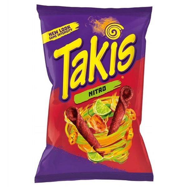 Takis Nitro 280,7 g - Habanero & Lime Bardzo Ostre zdjęcie 1