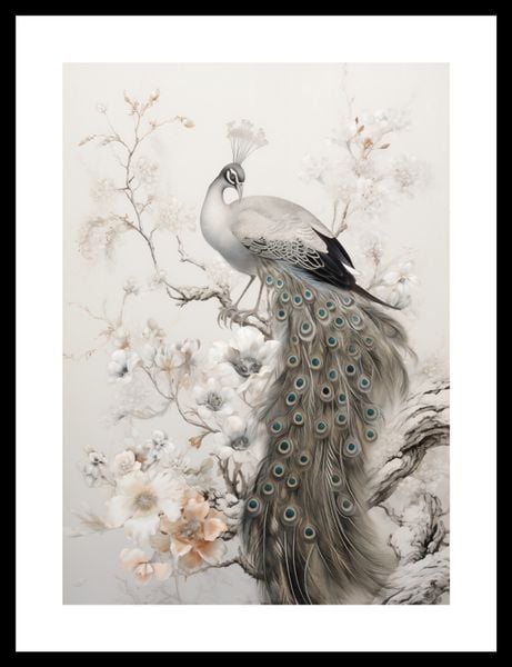 Plakat 25x35cm Pawia Gracja zdjęcie 3