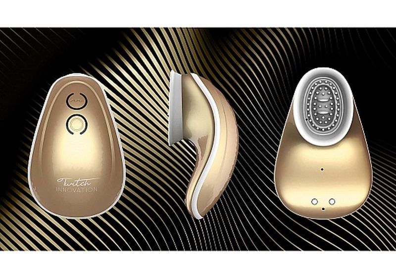 Twitch Hands - Free Suction & Vibration Toy - Gold zdjęcie 15