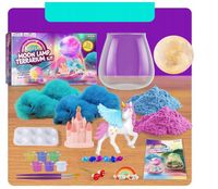 Jednorożec Zestaw Kreatywny Dziewczynki Lampka Nocna Piasek Kinetyczny DIY