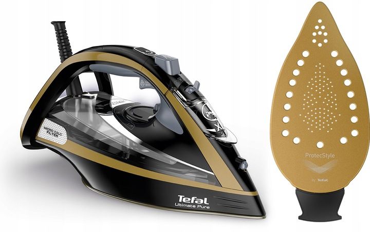 Żelazko parowe Tefal Ultimate PURE FV9865 3000 W mocne 250g/min Anti-Drip zdjęcie 11