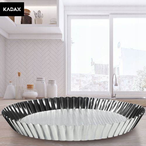 BLACHA OKRĄGŁA FORMA DO PIECZENIA TARTY CIAST 28cm na Arena.pl