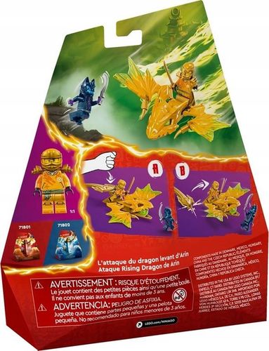 KLOCKI LEGO NINJAGO 71803 ATAK POWSTAJĄCEGO SMOKA ARINA na Arena.pl