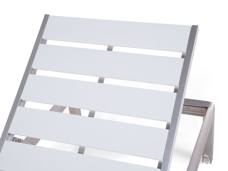 Leżak ogrodowy biały NARDO zdjęcie 5