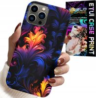 ETUI DO IPHONE 12 PRO - ABSTRAKCYJNE KOLOROWE WZORY + FOLIA