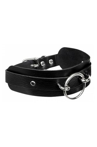 KINKY DIVA O-RING FRONT COLLAR BLACK/SILVER na Arena.pl