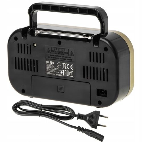 Radio Kuchenne Przenośne Zasilanie Sieciowe Bateryjne FM/AM Camry CR na Arena.pl