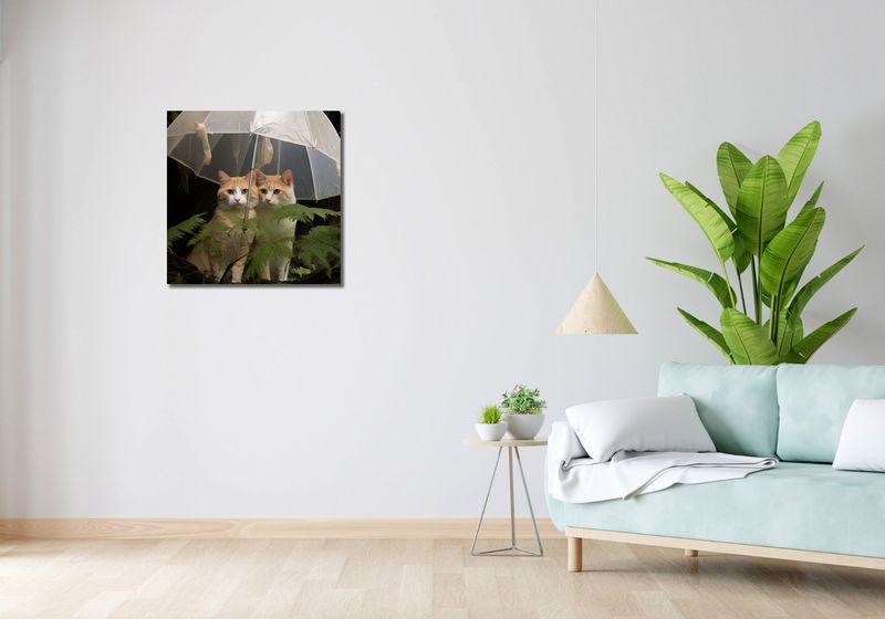 Obraz 60x60cm Podwójna Ochrona zdjęcie 2