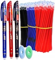 DŁUGOPIS ŚCIERALNY ZMAZYWALNY Z GUMKĄ MAGICZNY ZESTAW ZNIKA ŚCIERALNY 85SZT