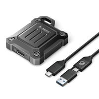 kieszeń dyskowa wzmocniona taktyczna xam2 m.2 2230 usb-c - czarna