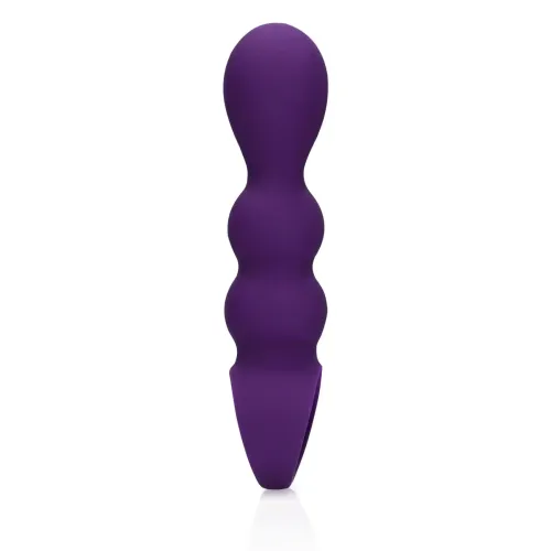 Teardrop Shaped Anal Vibrator - Clear Purple na Arena.pl
