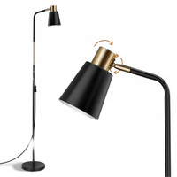 LAMPA DO CZYTANIA STOJĄCA ELEGANCKA DO SYPIALNI SALONU REGULOWANA RETRO 40W