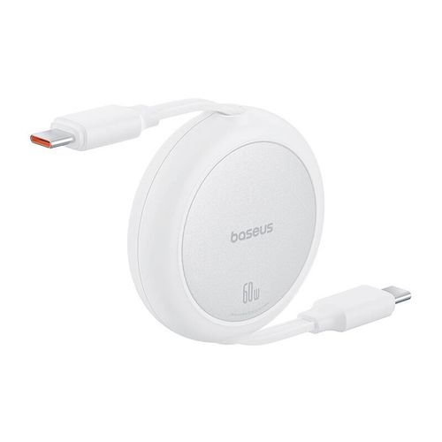 kabel usb baseus free2pull mini usb-c do usb-c, 60w, 1, (biały) na Arena.pl