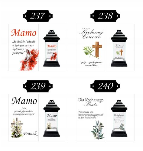 Personalizowany ZNICZ SREBRNY wszystkich świętych DLA TATY OJCA twój napis na Arena.pl