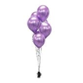 balony beauty&charm,platynowe filoetowe 12"/7 szt.
