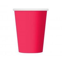 kubeczki papierowe magenta 270ml/6szt.