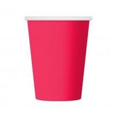 kubeczki papierowe magenta 270ml/6szt.
