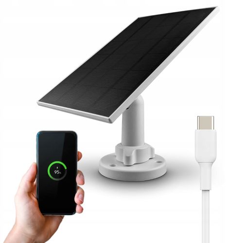 Ładowarka Solarna Panel 5V 3.3W Kabel USB-C na Arena.pl