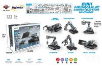 Zestaw Maszyn Budowlanych Do Składania 6W1 Dla Dzieci 8+ Hydrauliczne