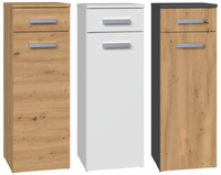 Szafka Łazienkowa Niska 1D1SZ 30 cm Biała MELI VI TS - 3 Kolory