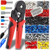 ZACISKARKA PRASKA DO KONEKTORÓW KOŃCÓWEK KABLI TULEJEK 0.25-10mm² 1500szt.